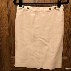 Jcrew linen skirt size 2